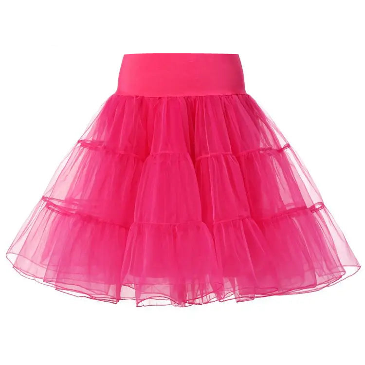 Jupon en Tulle Rose Fuchsia - Volume Robe Cocktail