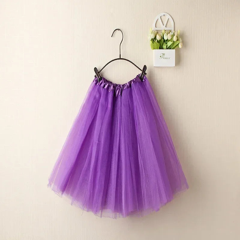 Jupe en Tulle Violet Intense – Mini Tutu de Danse Jazz