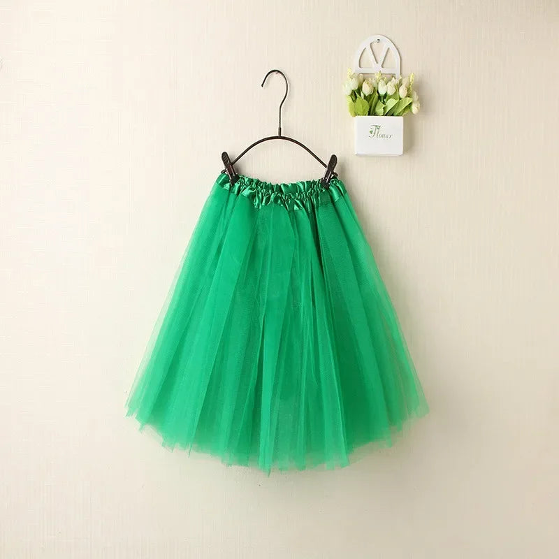 Jupe en Tulle Vert Prairie – Mini Tutu de Fête et Célébration