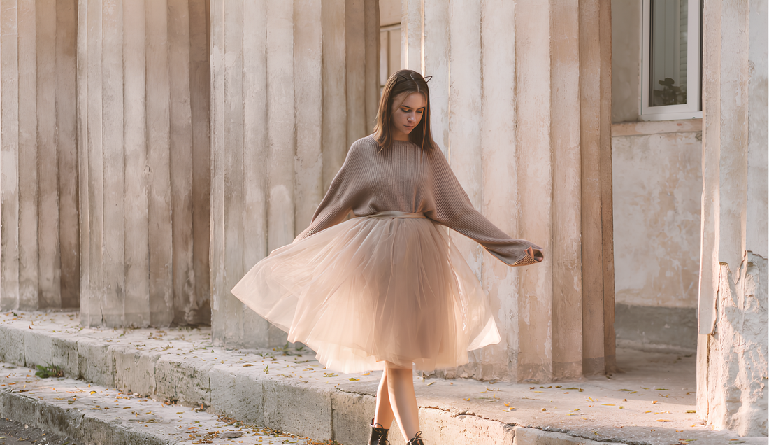 Comment porter la jupe en tulle au quotidien ?