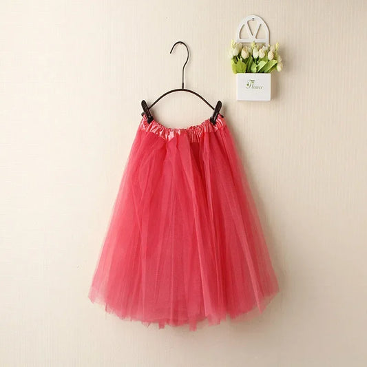 Jupe en Tulle Corail – Mini Tutu Estival et Coloré