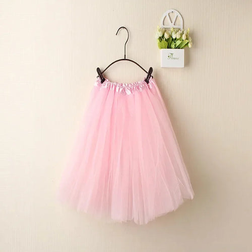 Jupe en Tulle Rose Dragée – Mini Tutu Pastel Douceur