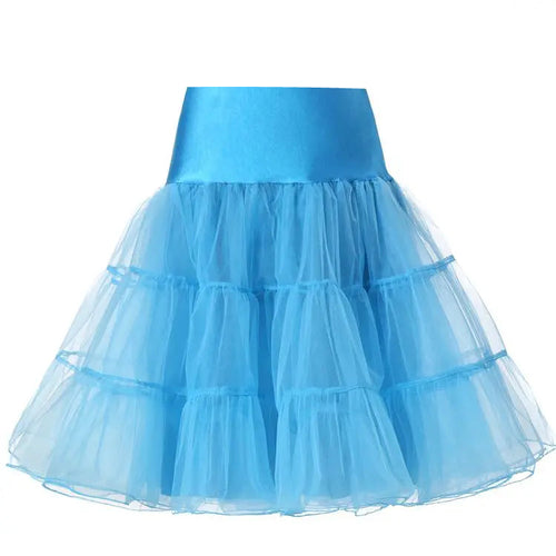 Jupon en Tulle Bleu Azur - Accessoire Déguisement et Fête