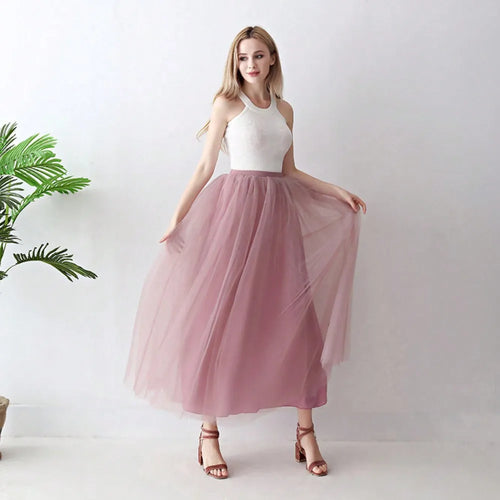 Jupe en Tulle Mauve - Cocktail et Réception