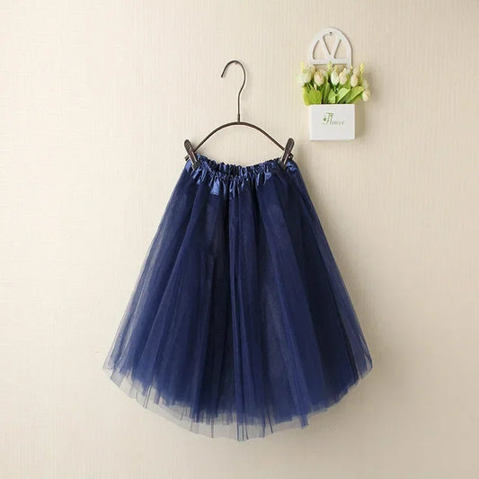 Jupe en Tulle Bleu Marine – Mini Tutu Classique et Sobre