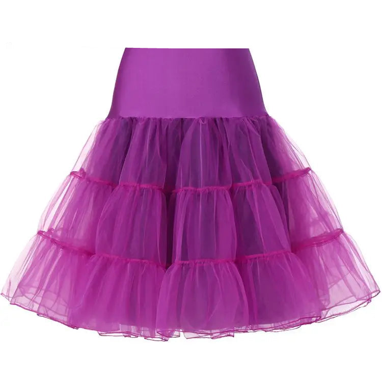 Jupon en Tulle Prune - Jupe sous-couche Volume Vintage