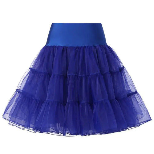 Jupe en Tulle Bleu Roi - Tenue de Gala avec Nœud Satin