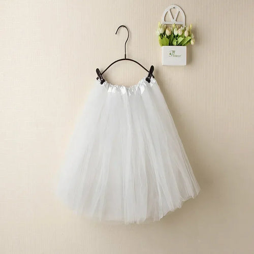 Jupe en Tulle Blanc Pur – Modèle Court pour Mariage ou Cérémonie