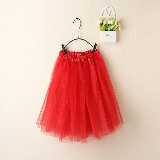 Jupe en Tulle Rouge Vif – Mini Tutu Thématique et Performance