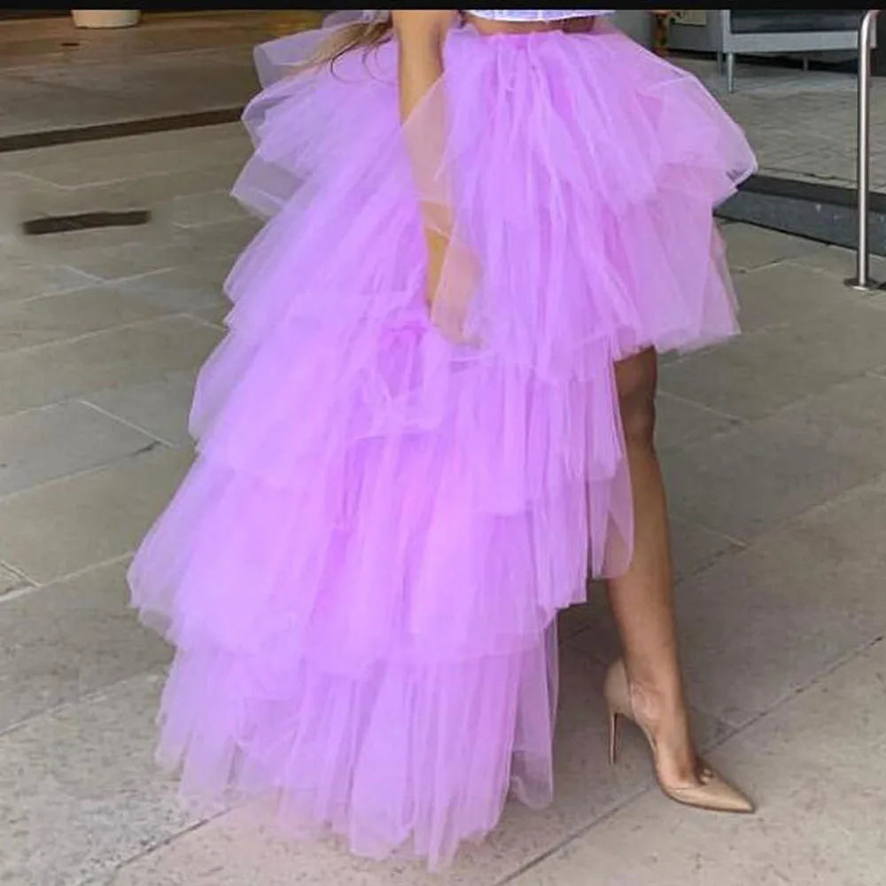 Robe en Tulle Lilas Pastel – Tenue Féérique et Cérémonie