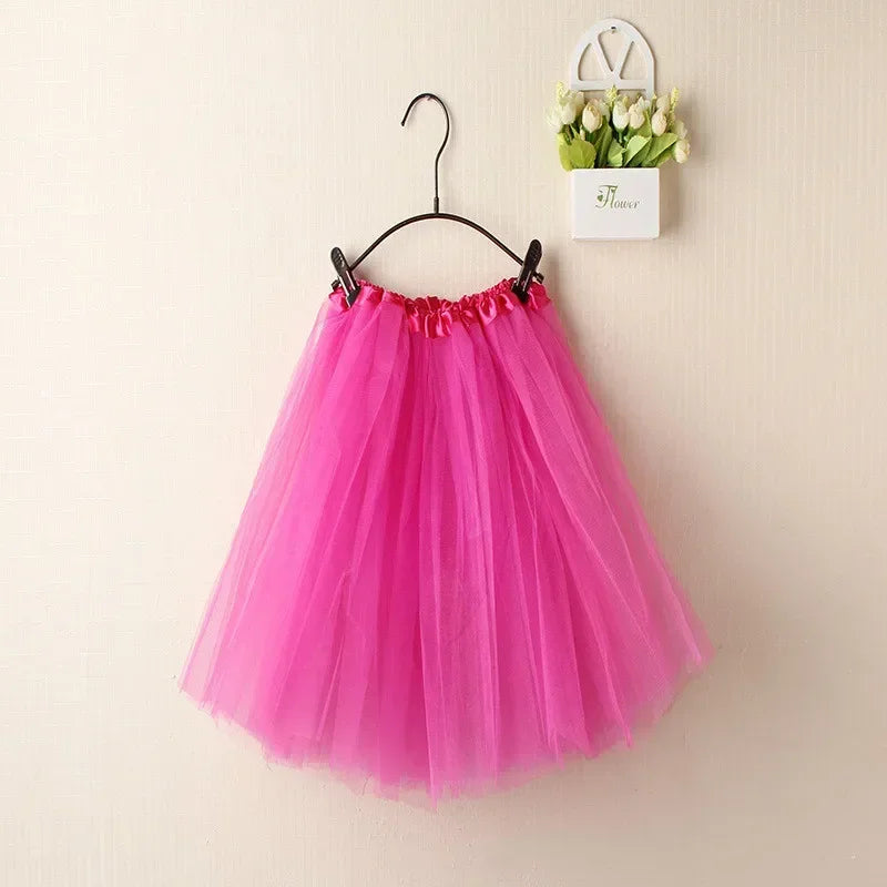 Jupe en Tulle Rose Fuchsia – Mini Tutu Flashy pour Événement