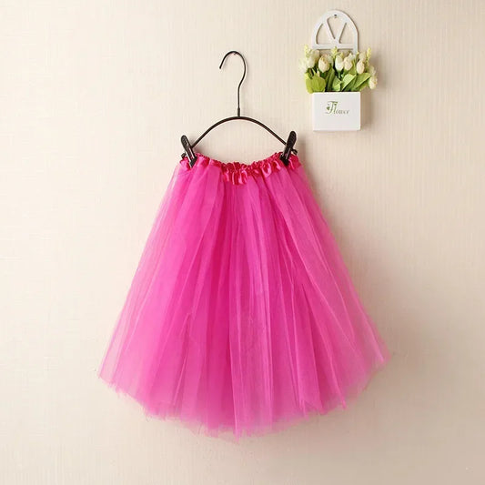 Jupe en Tulle Rose Fuchsia – Mini Tutu Flashy pour Événement
