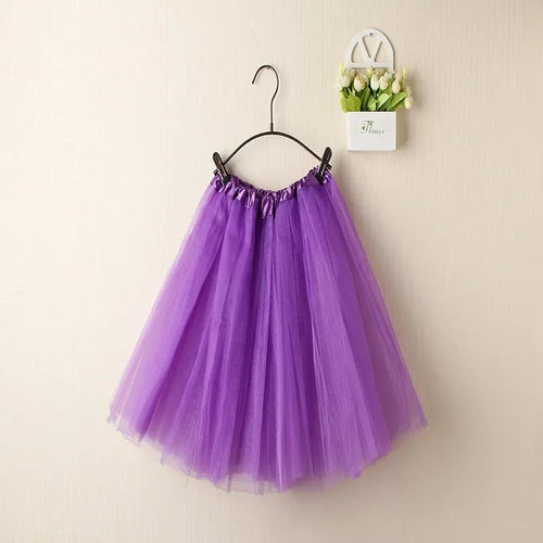 Jupe en Tulle Violet Intense – Mini Tutu de Danse Jazz