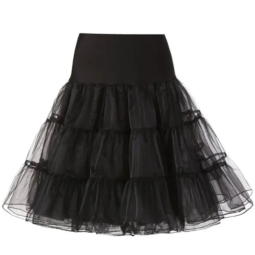 Jupon en Tulle Noir Ebène - Volume Jupe Gothique ou Rock