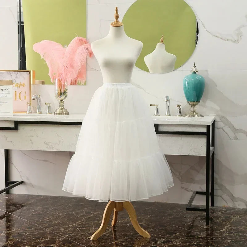 Jupon en Tulle Ivoire Volumineux – Style Vintage et Mariage
